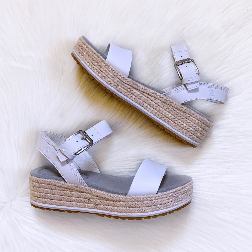 Timberland White Santorini Sun Espadrille Sandals